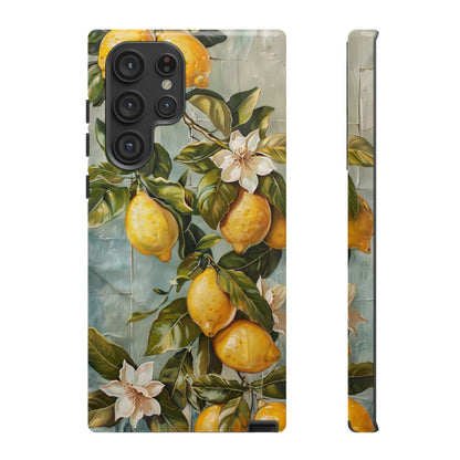 Mediterranean Lemon Tile Oil Painting iPhone 13 Case