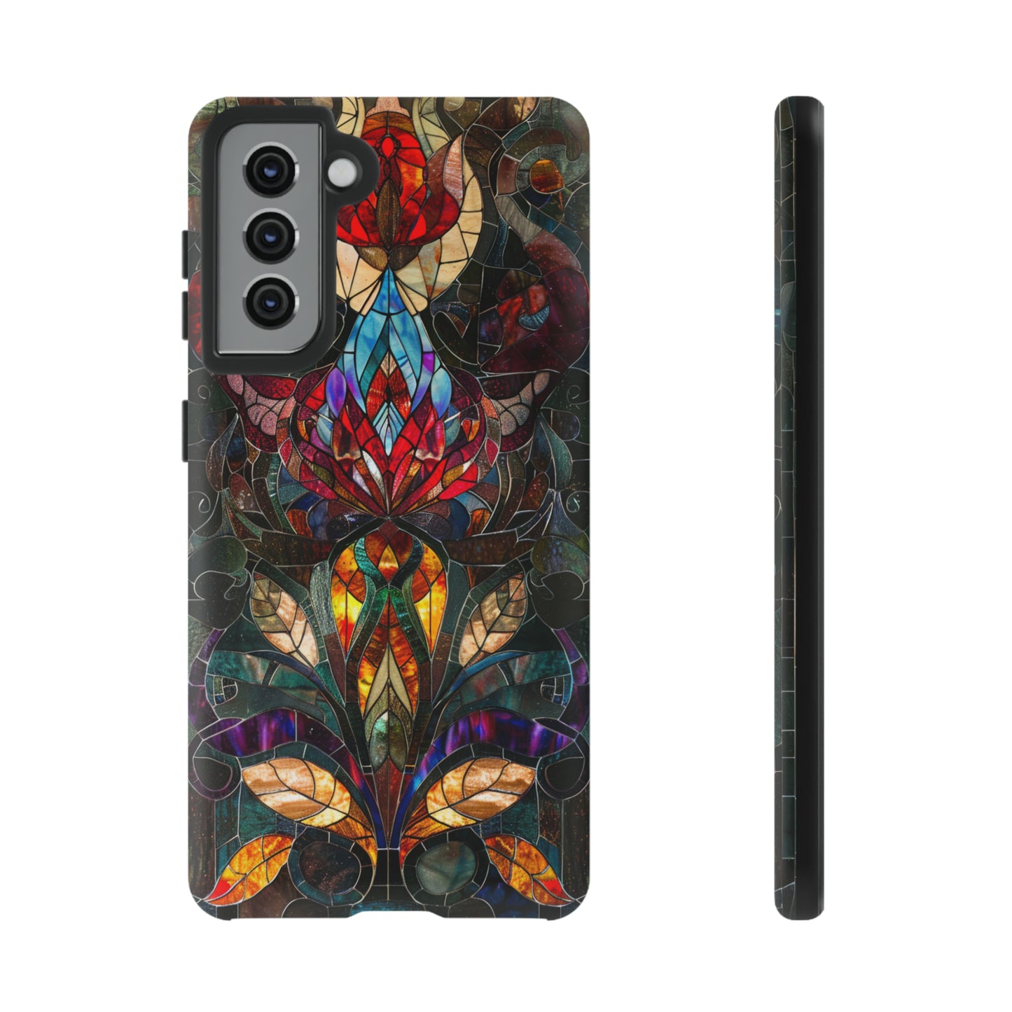 Art Deco Stained Glass floral Phone Case