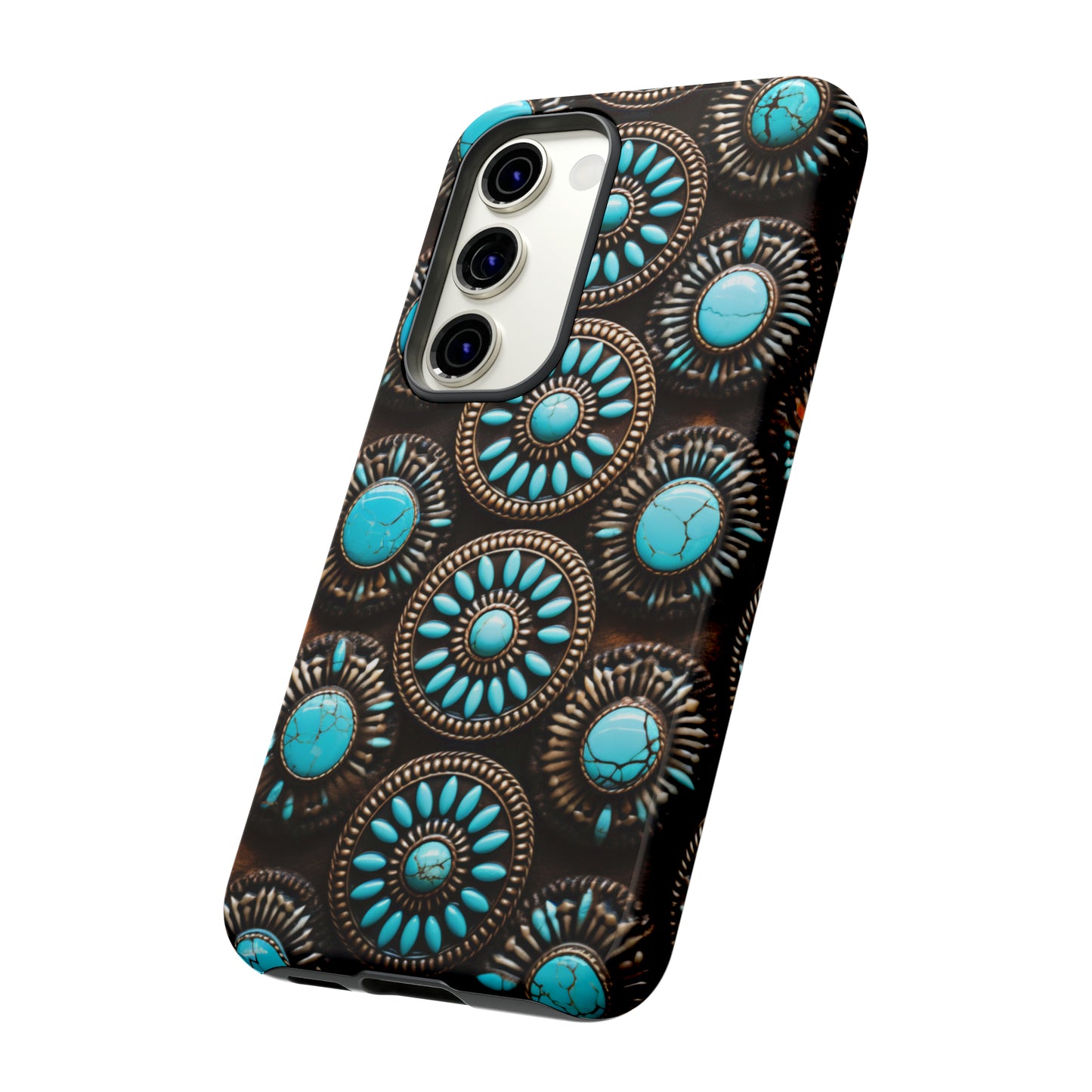 Vintage Navajo Native American Turquoise Concho Phone Case