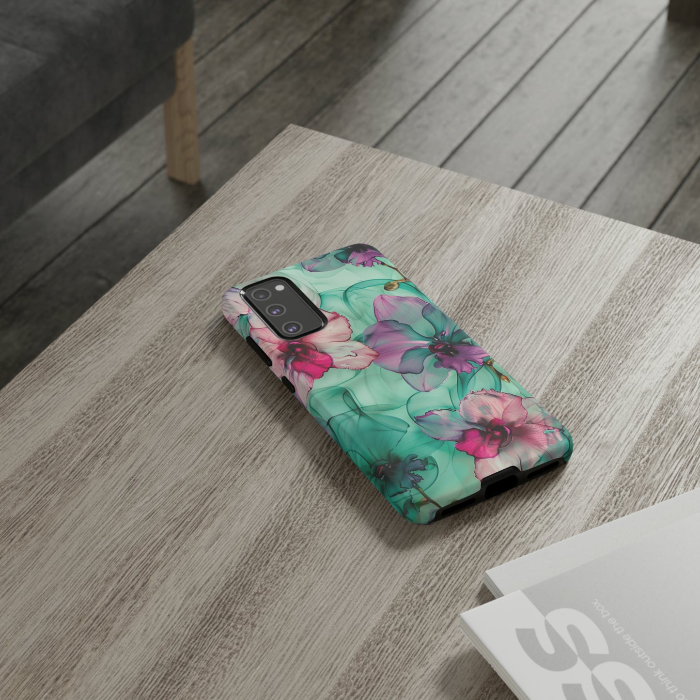 Watercolor Floral Orchids Phone Case