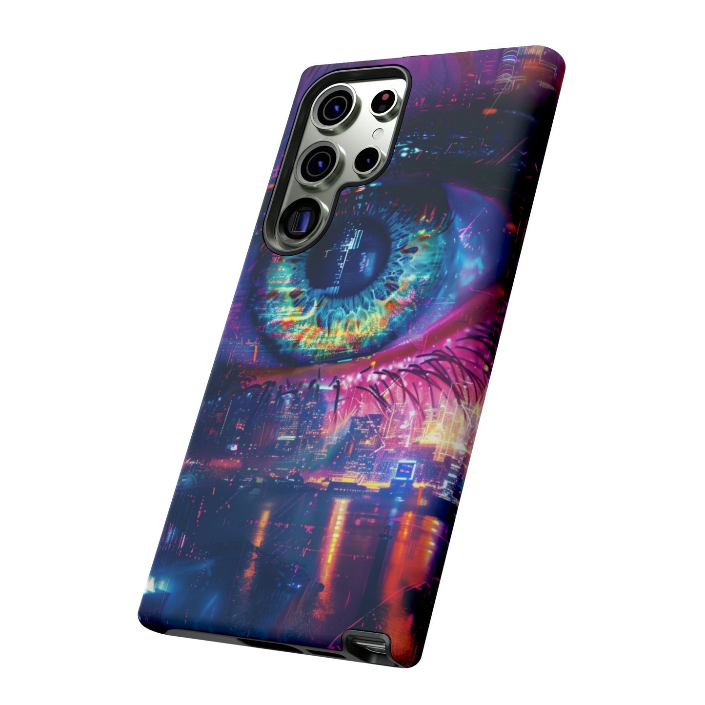 Eye of the Beholder Cyberpunk Art Phone Case