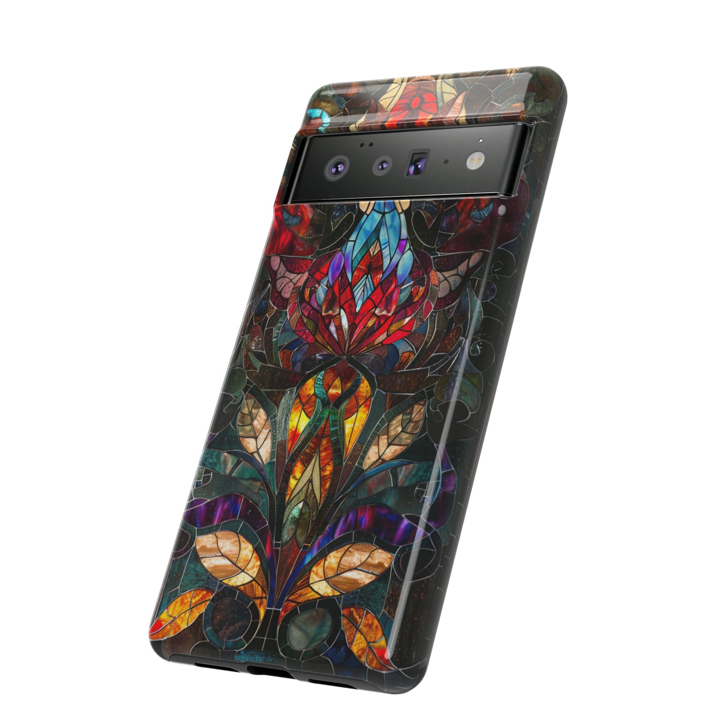 Art Deco Stained Glass floral Phone Case