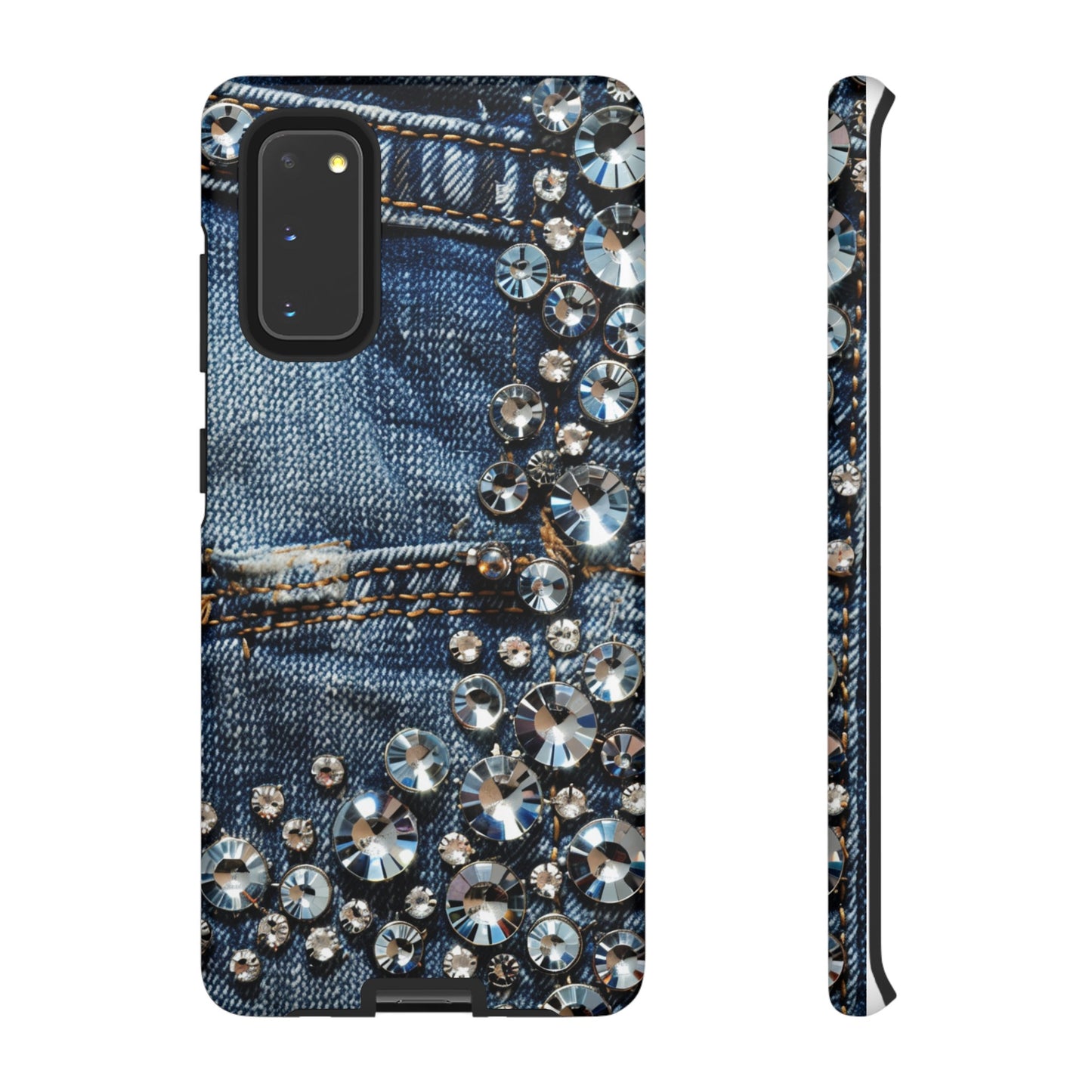 Blue Jean Queen Rhinestone Bling Phone Case