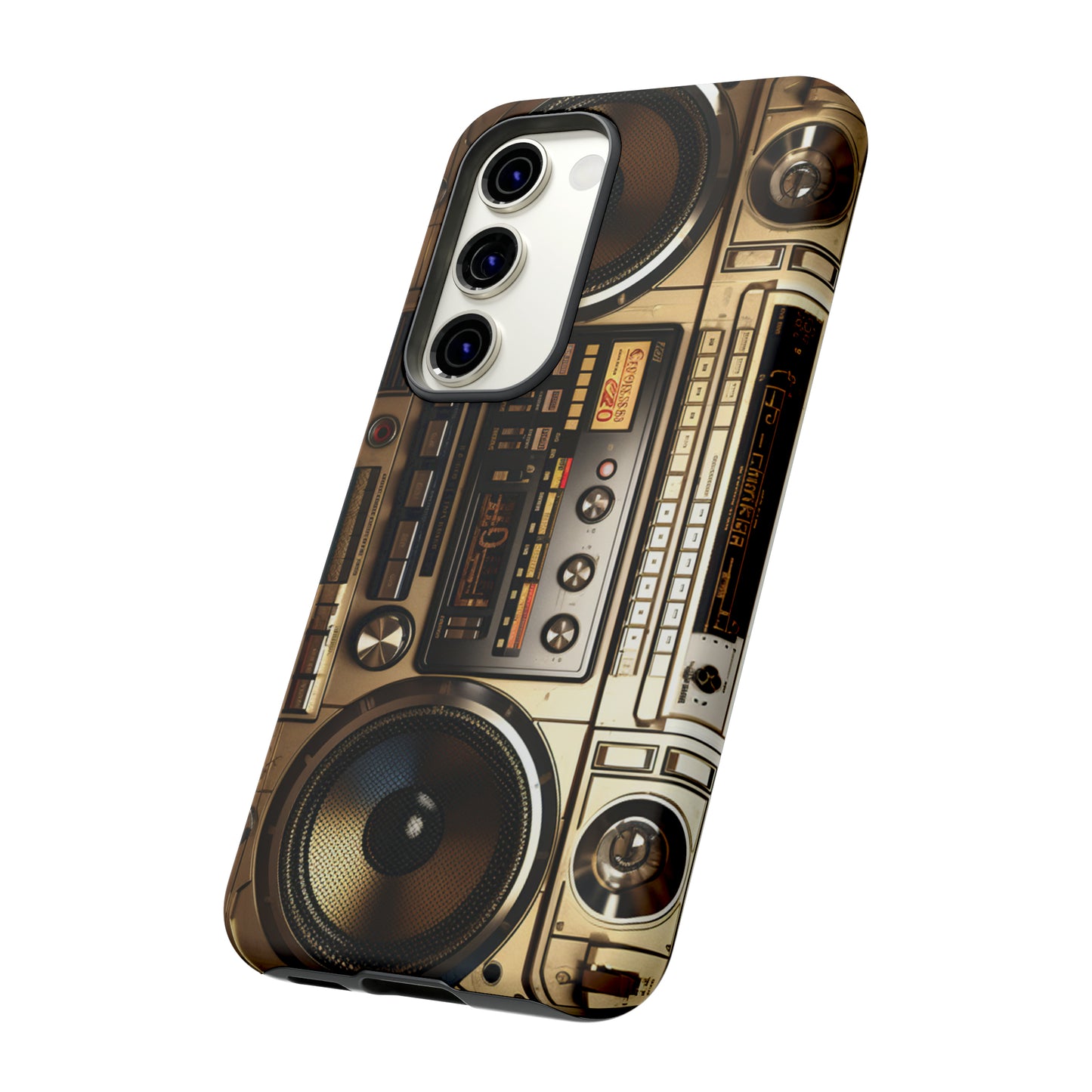 Urban Beats: Boombox Hip Hop Music Pixel Phone Case | Retro Rhythms for iPhone 15 Models