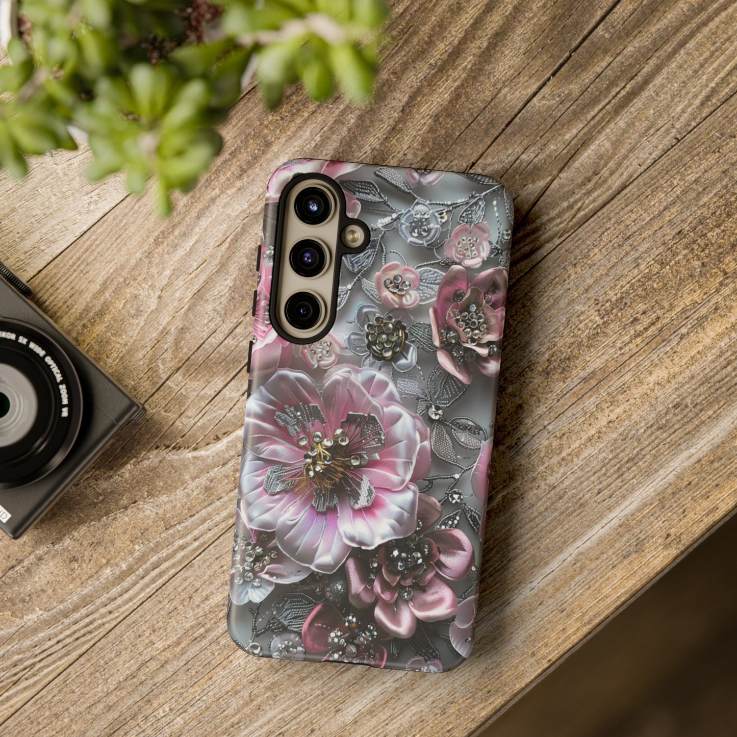 Coquette Aesthetic Floral Art iPhone 15 Case