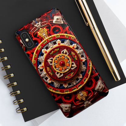 Mystical Visions: Psychedelic Tibet Mandala | Buddhist iPhone Case