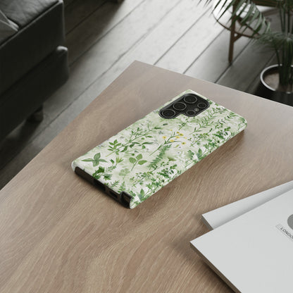 Floral Sage Green Wildflower Phone Case