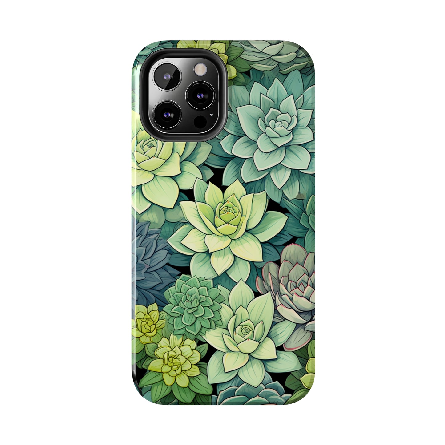 Succulent Desert Cactus Floral iPhone Case | Embrace the Beauty of Arid Elegance