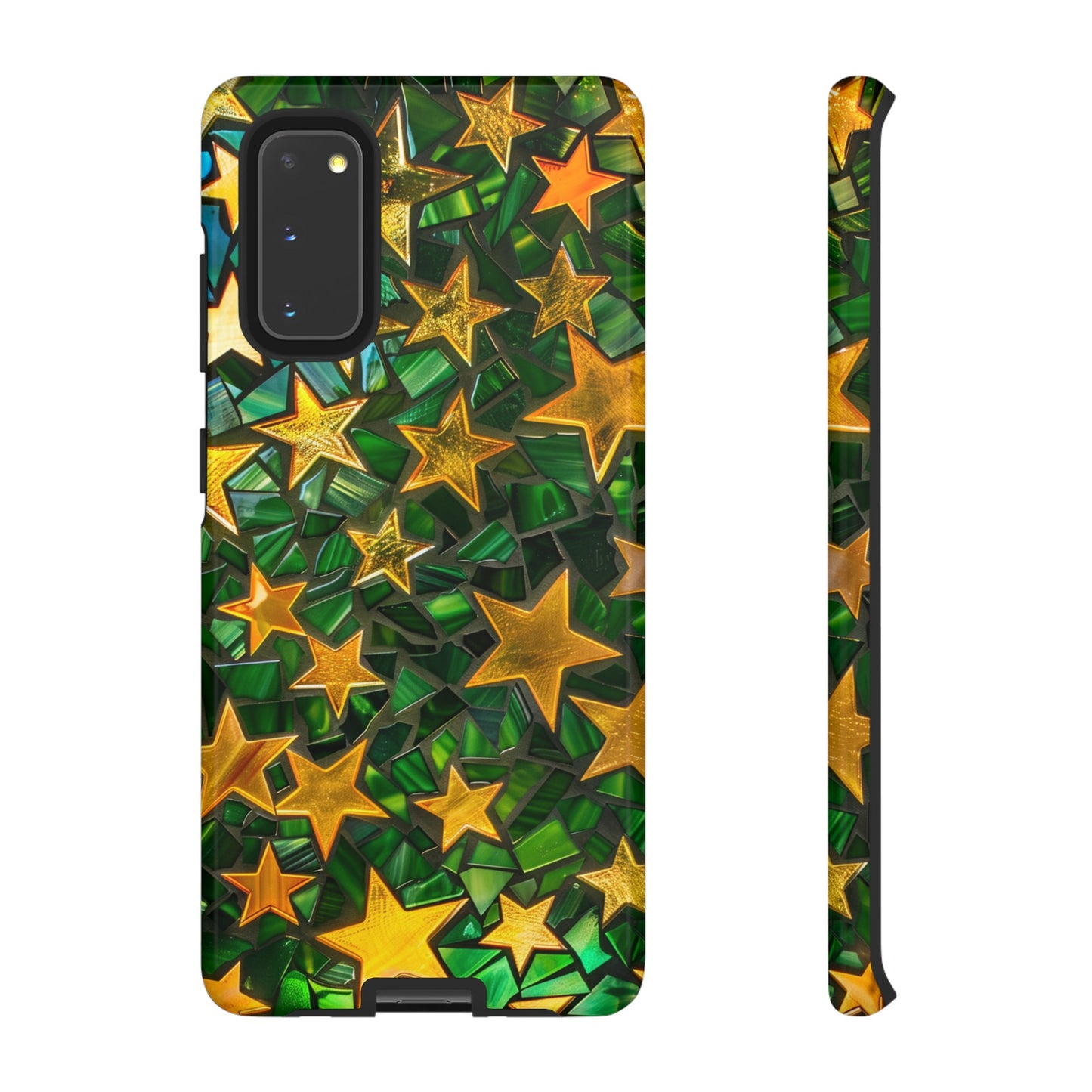 Green Celestial Stained Glass Mosaic Phone Case