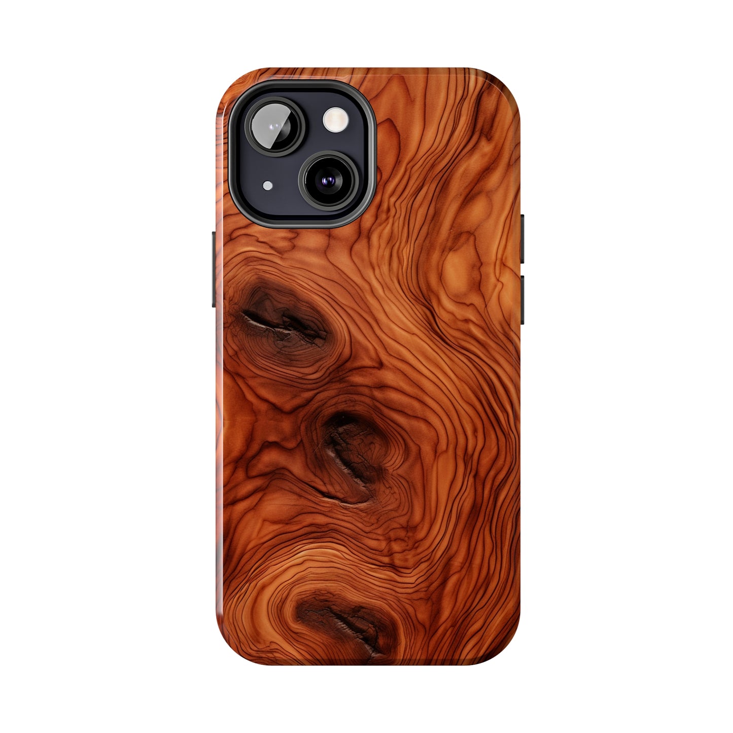 Elegant Timber: Faux Oak Wood Pattern | Dazzling Nature-Inspired iPhone Case