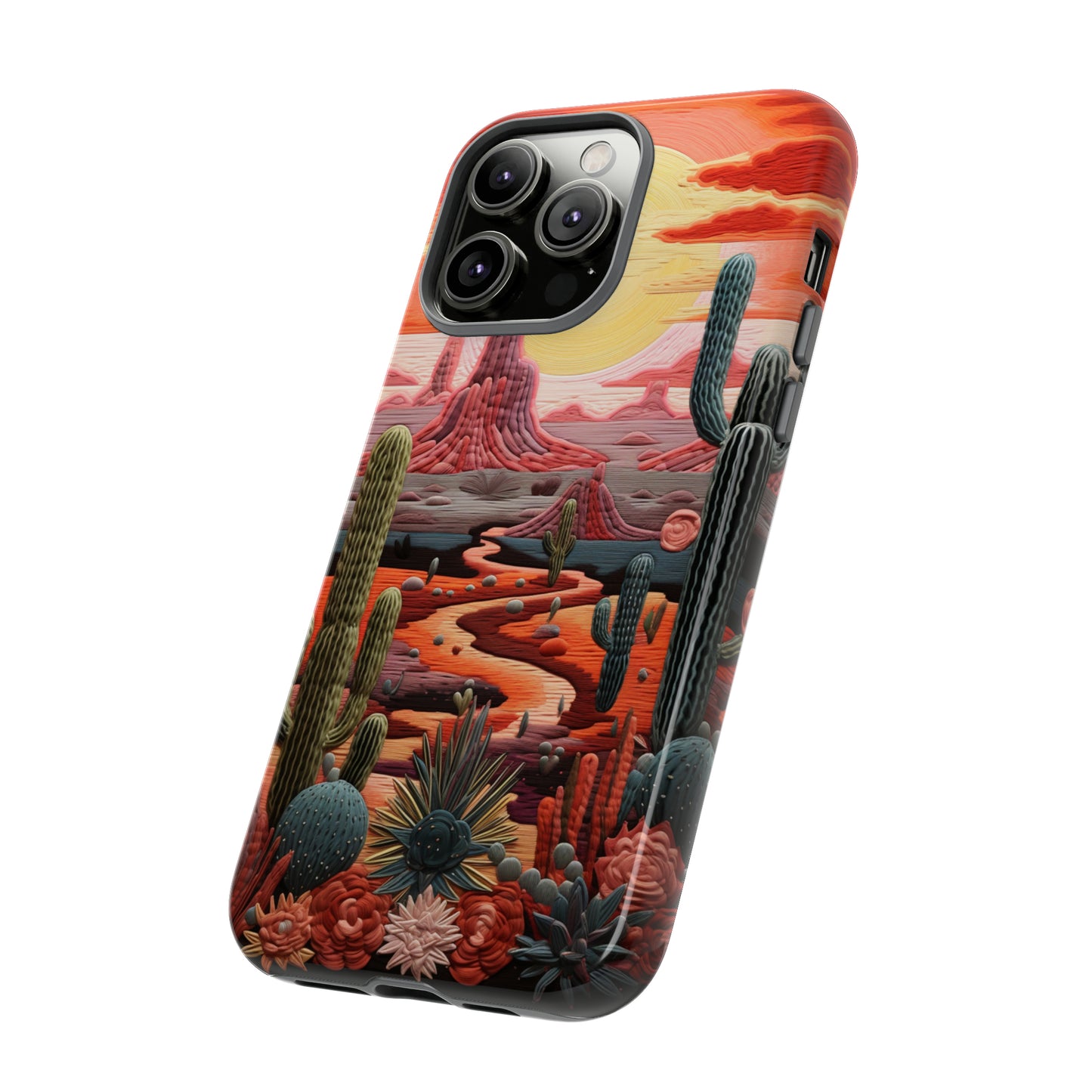 Cactus Desert Sunset Phone Case