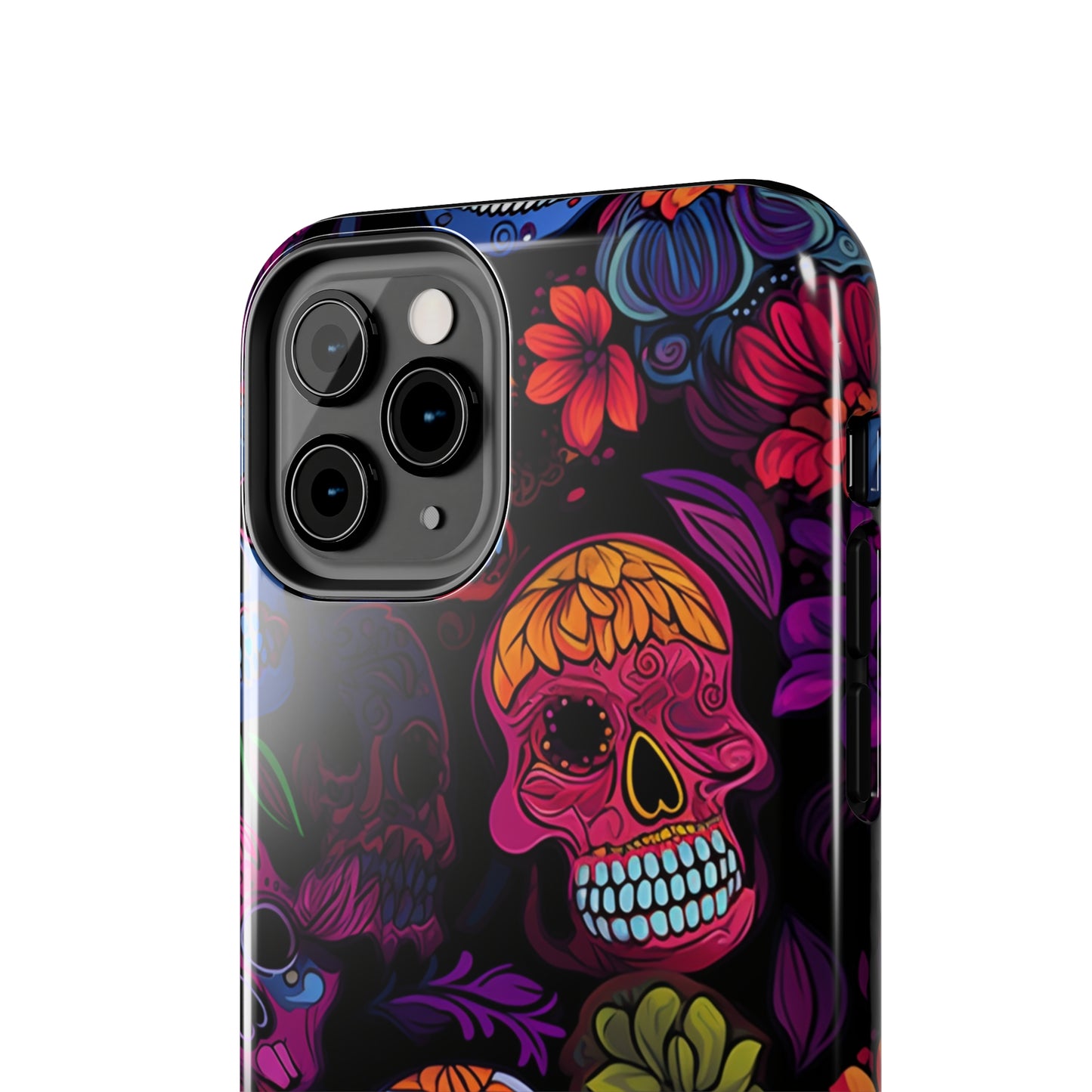 Sugar Skull iPhone Case | Day of the Dead Inspired Design for Halloween