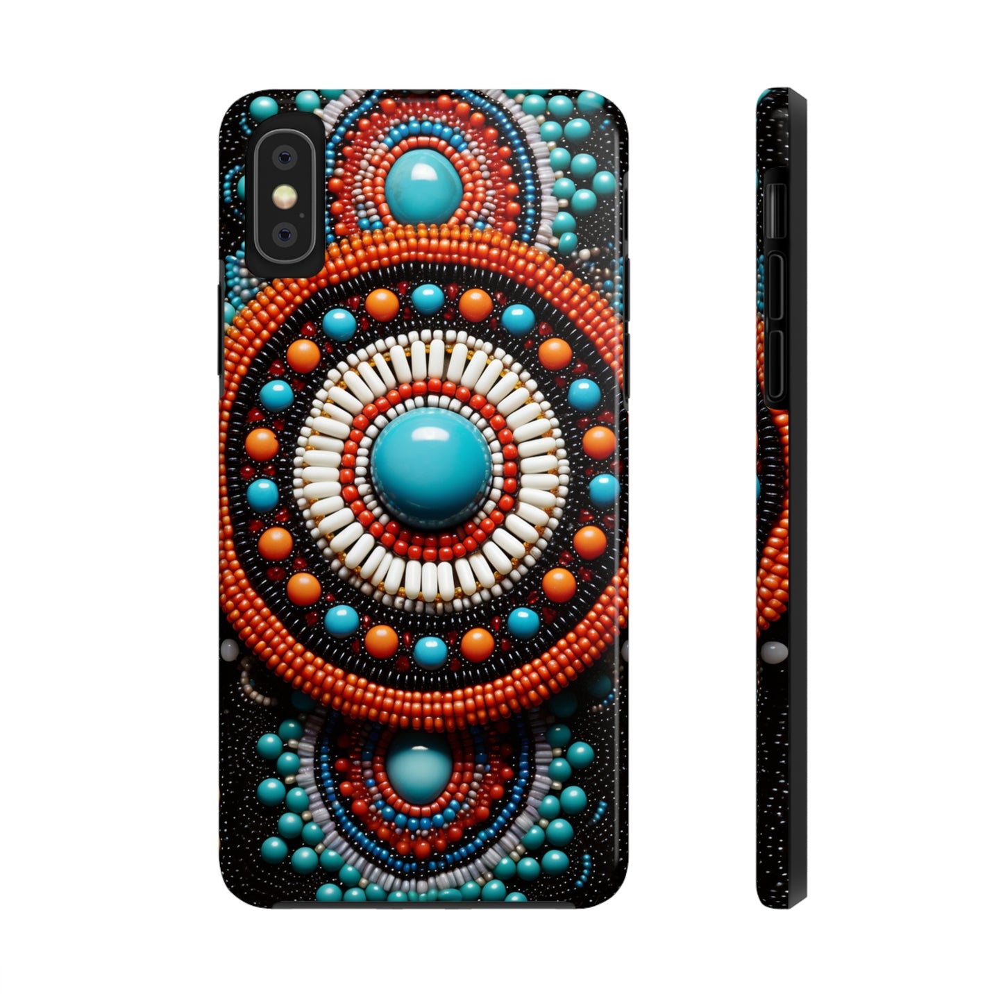 Native American Beadwork iPhone Case | Embrace Traditional Craftsmanship with Artistic Elegance