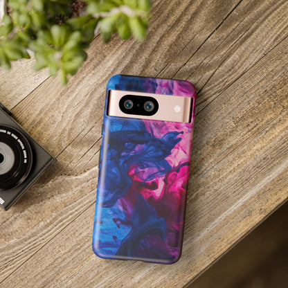 Magenta and Blue Color Explosion Phone Case