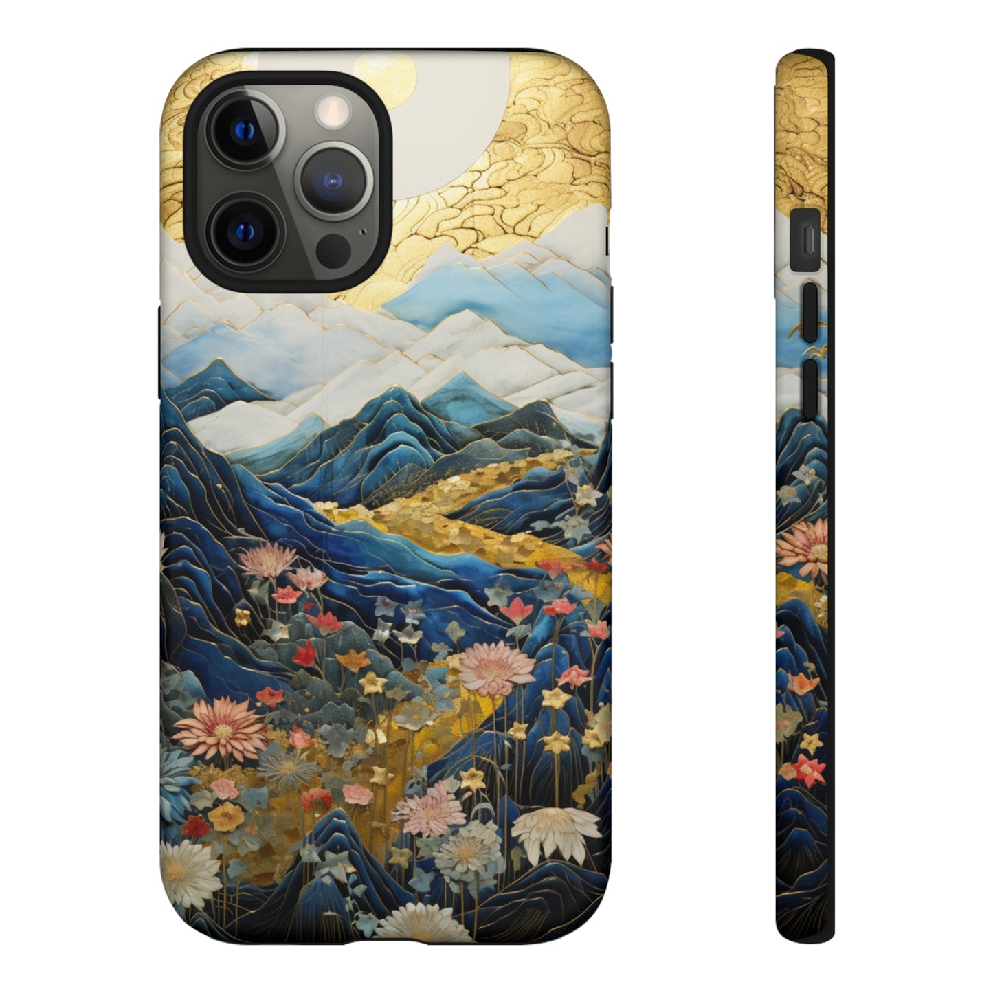 Chiyogami Floral Tough iPhone Case Japanese Boho