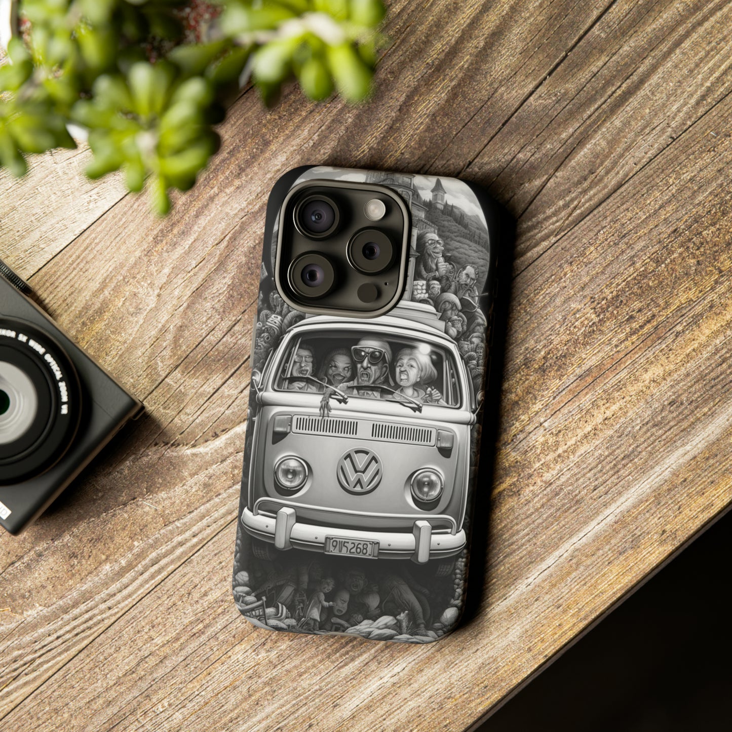 Vintage VW Camper Van iPhone Case