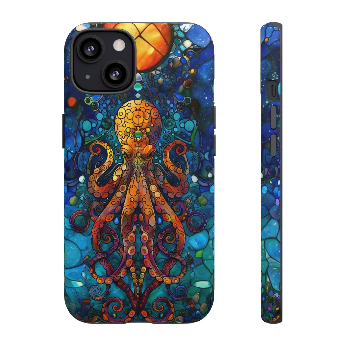 Octopus Stained Glass Undersea Magic Phone Case