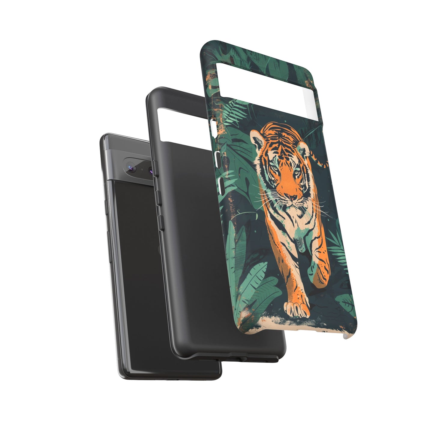 Retro Jungle Tiger Phone Case