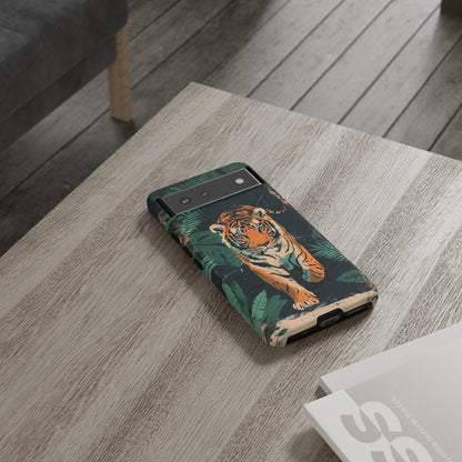 Retro Jungle Tiger Phone Case