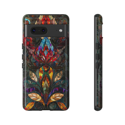 Art Deco Stained Glass floral Phone Case