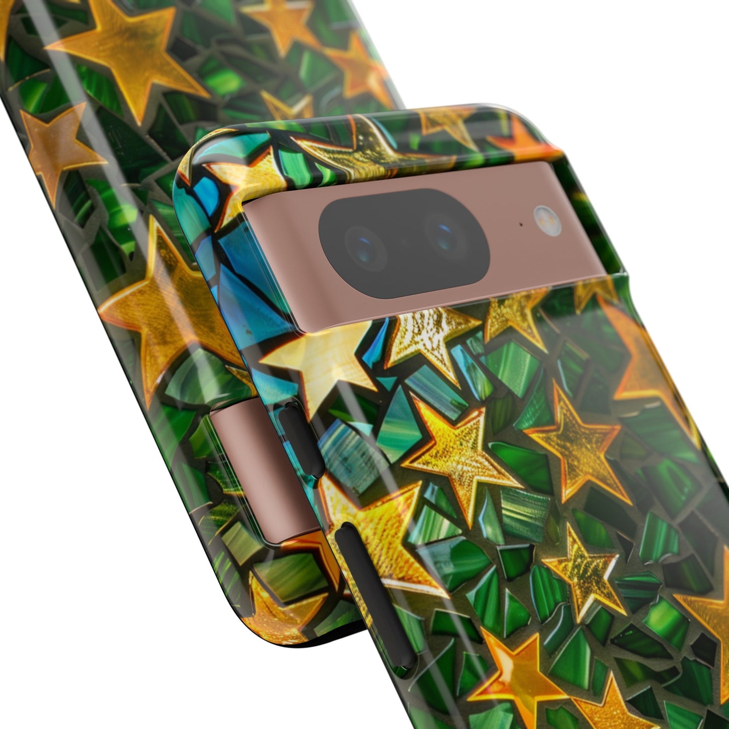 Green Celestial Stained Glass Mosaic Phone Case