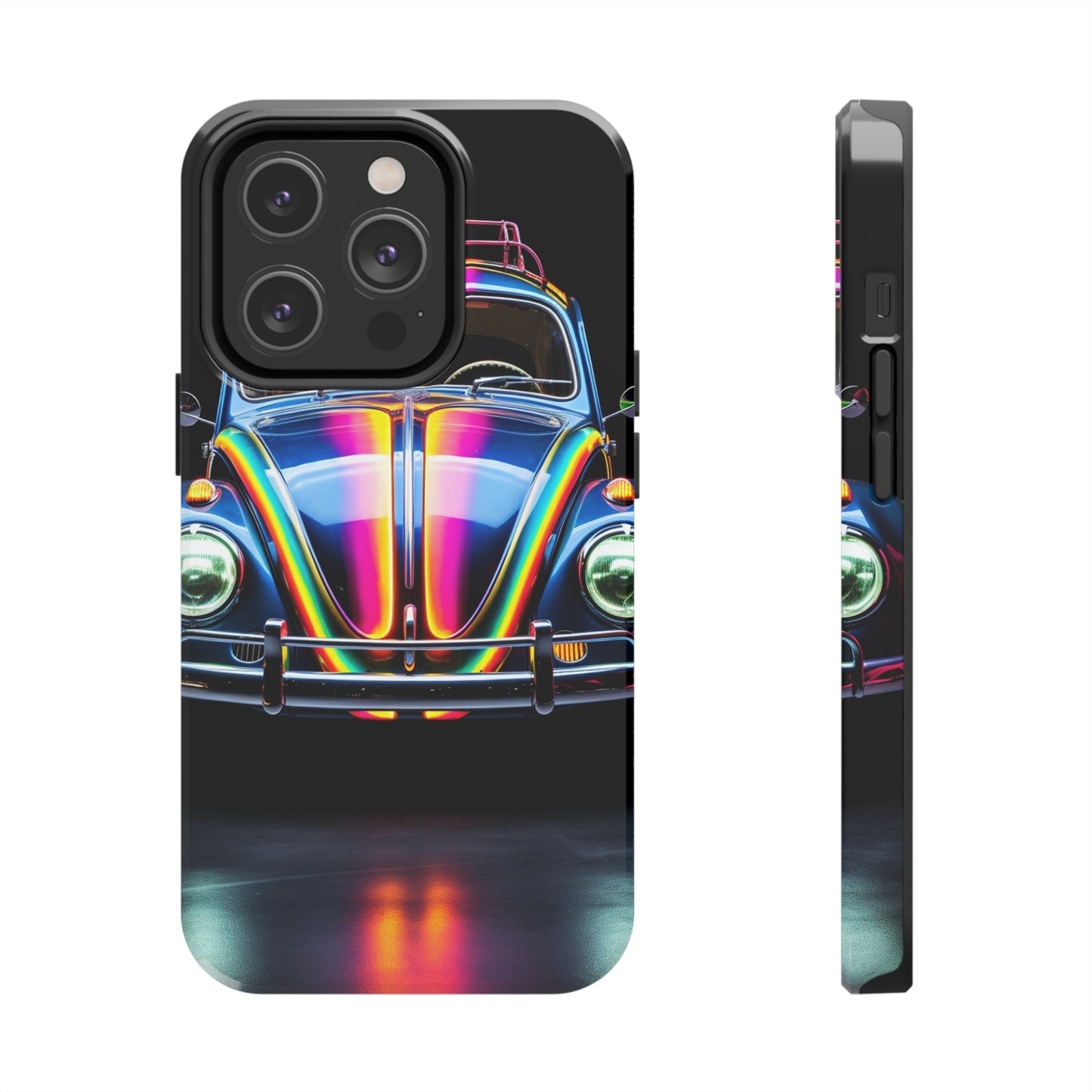 iPhone Case | Colorful Journeys: Psychedelic VW Bug iPhone Tough Case