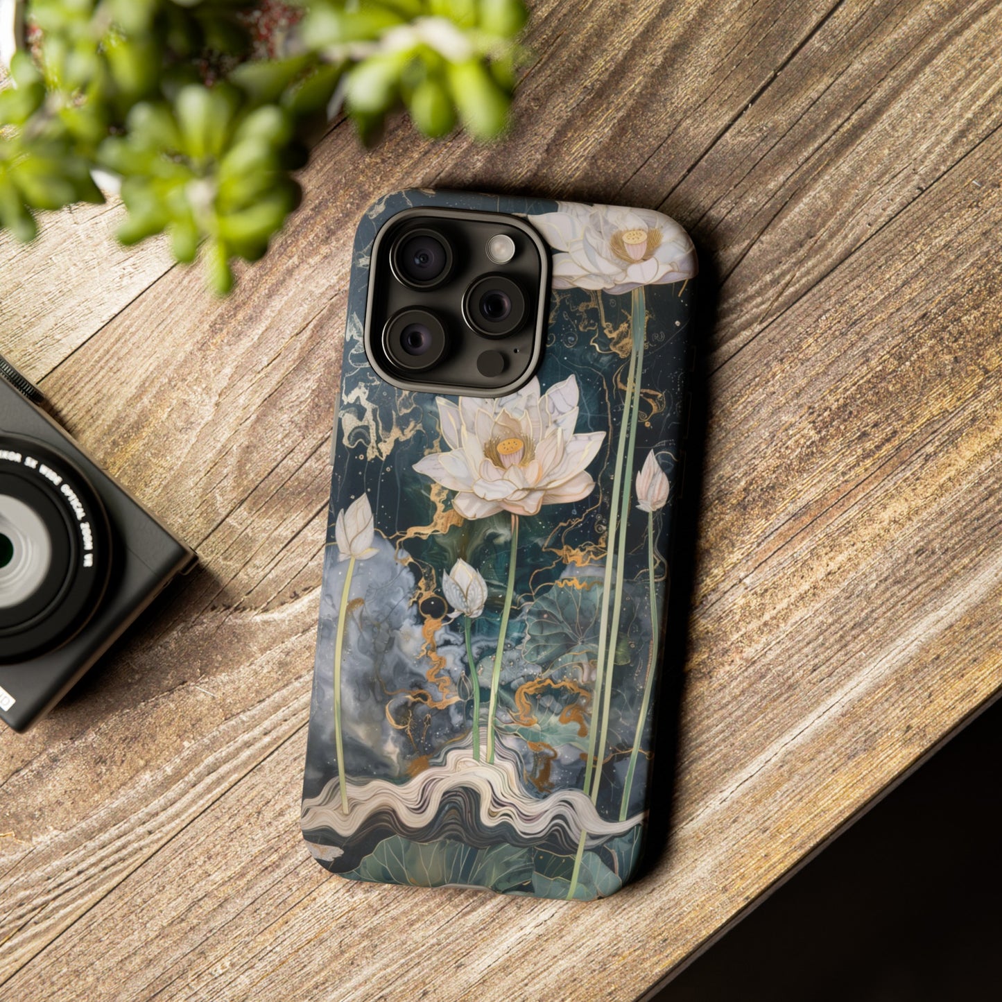 Lotus Floral Zen Art Phone Case