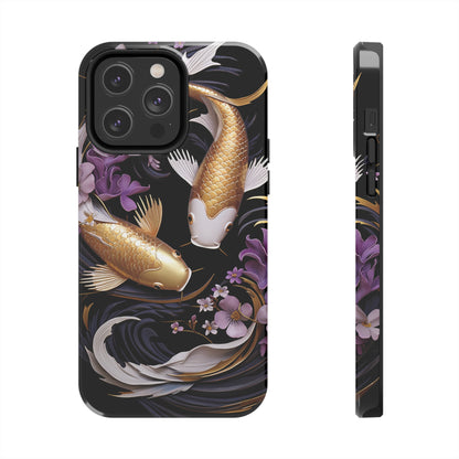 Graceful Flow: Koi Fish Inspired | Japanese Art Masterpiece iPhone Case