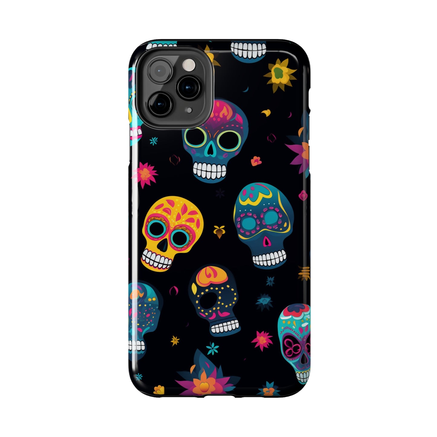 Sugar Skull iPhone Case | Day of the Dead Elegance for Apple iPhone Models