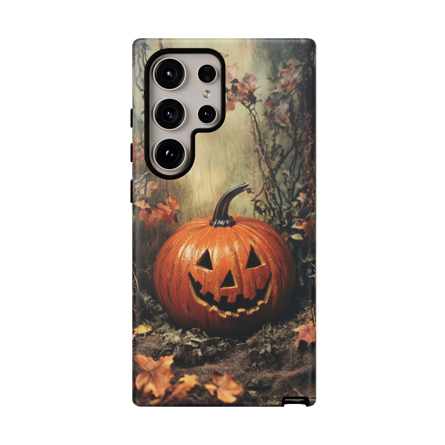 Vintage Style Halloween Jack-o'-Lantern Phone Cover