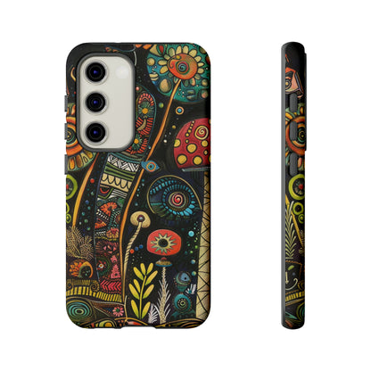 Retro 1960s Psychedelic Flowers Phone Case