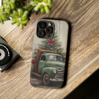 Christmas Pickup Truck Phone Case for iPhone