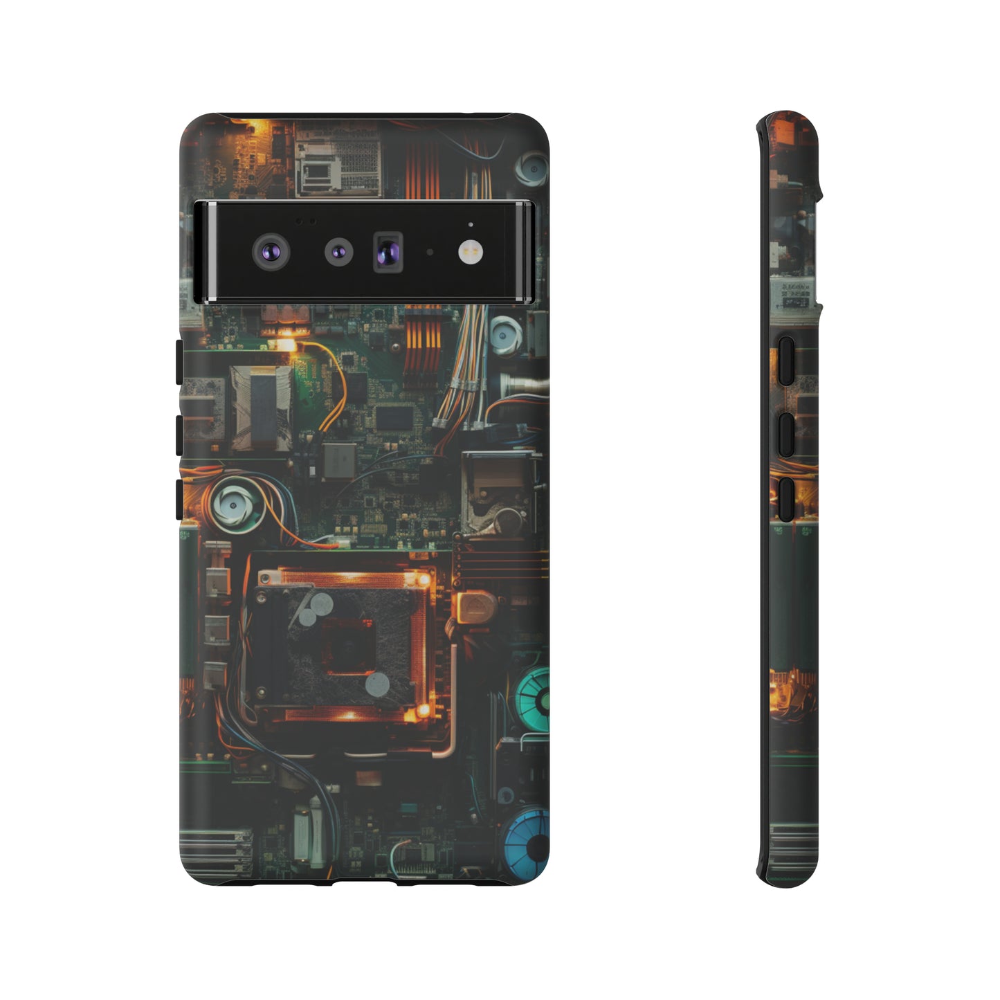 Circuit Board Themed Tough Phone Case