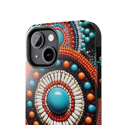 Native American Beadwork iPhone Case | Embrace Traditional Craftsmanship with Artistic Elegance