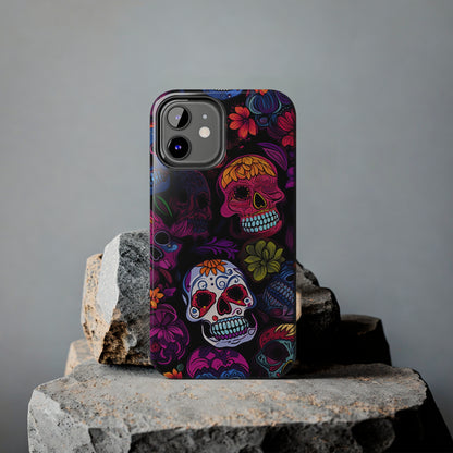 Sugar Skull iPhone Case | Day of the Dead Inspired Design for Halloween