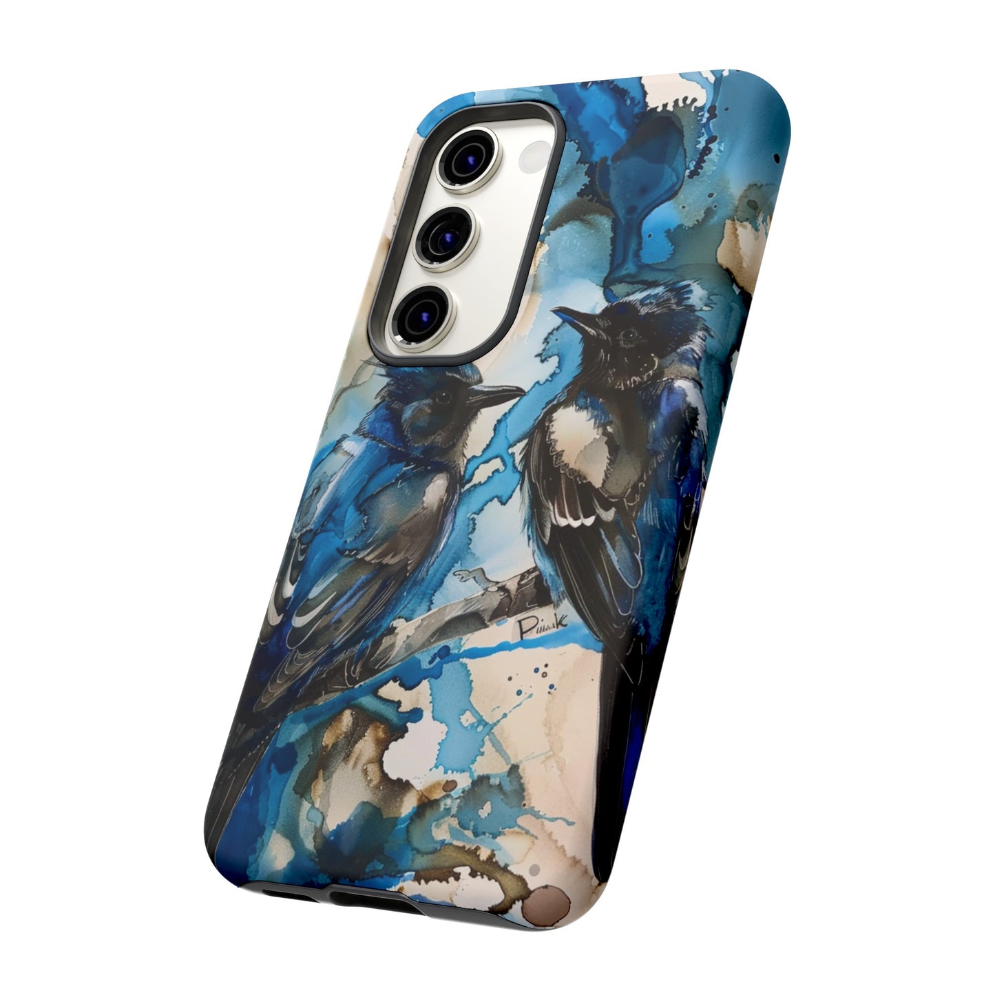 Blue Bird Watercolor Phone Case