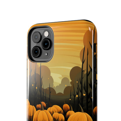 Halloween Fall Pumpkins iPhone Case | Embrace the Spooky Autumn Vibes