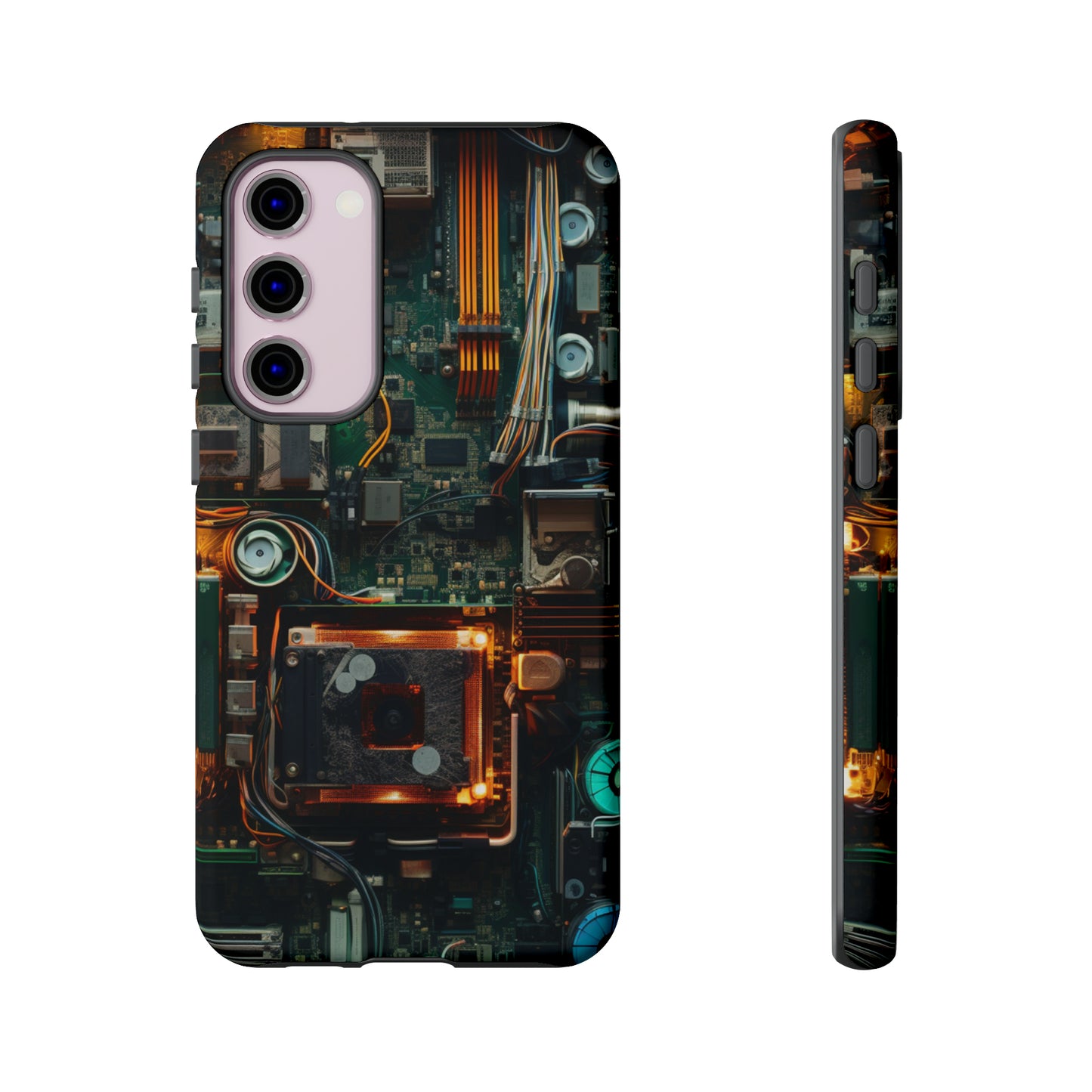 Circuit Board Themed Tough Phone Case