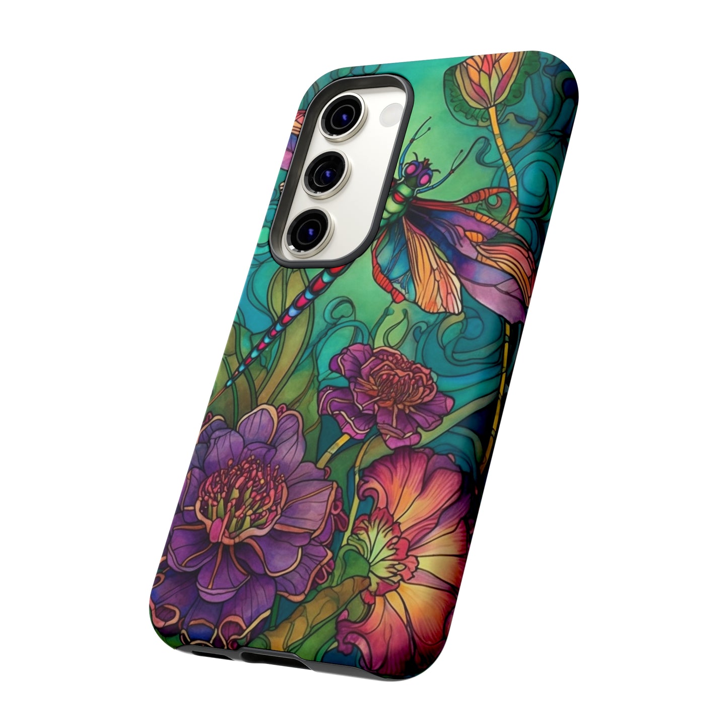 Art Nouveau Dragonfly - A Timeless Symbol of Elegance for Google Pixel, iPhone, and Samsung Cases