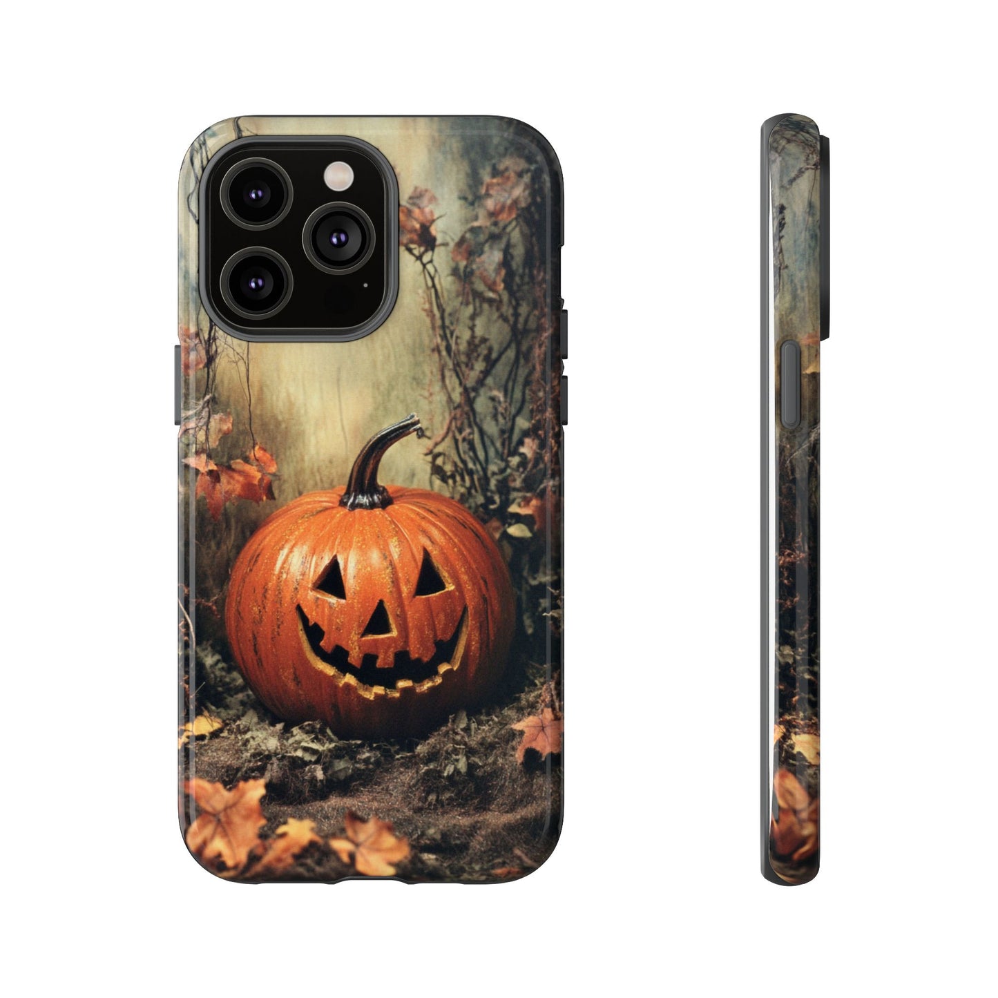 Vintage Style Halloween Jack-o'-Lantern Phone Cover