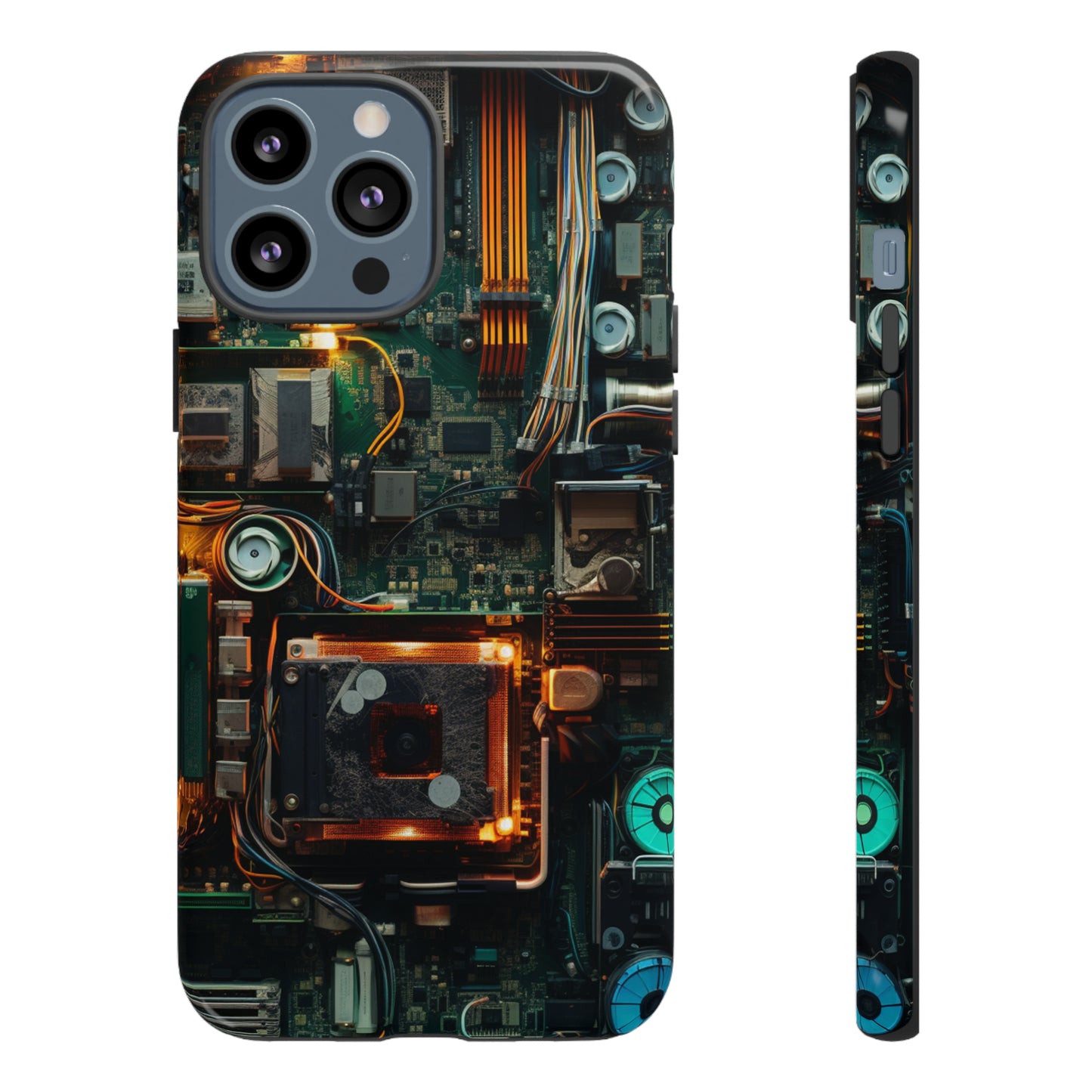 Circuit Board Themed Tough Phone Case