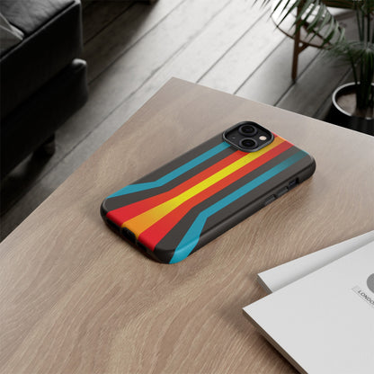 Retro Lines 1980s Flashback Phone Case