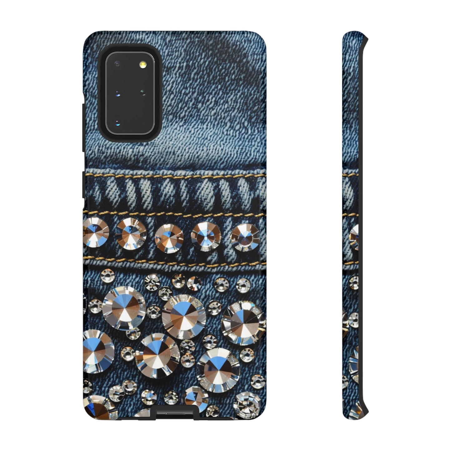 Blue Jean Queen Rhinestone Bling Phone Case