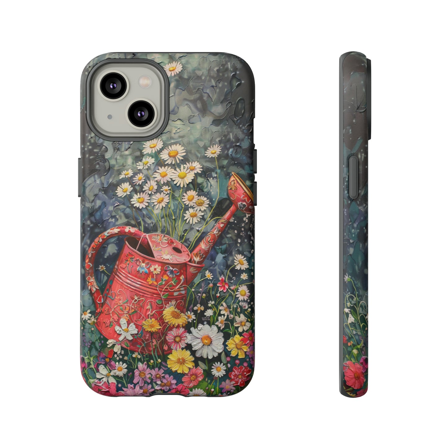 Flowers and Watering Can Floral Oil Painting Phone Case