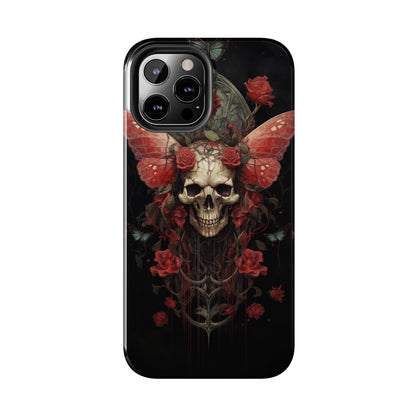 Deadhead Moth Gothic Dark Academia iPhone Case | Embrace Mysterious Elegance