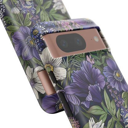 Floral Sage Purple Wildflower Phone Case