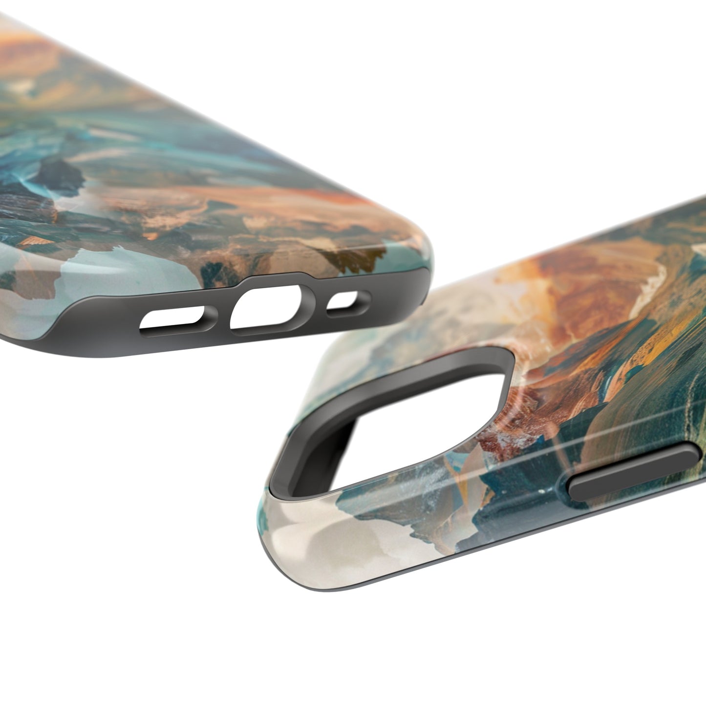 Reflections Mountain Sunset Lake MagSafe Phone Case