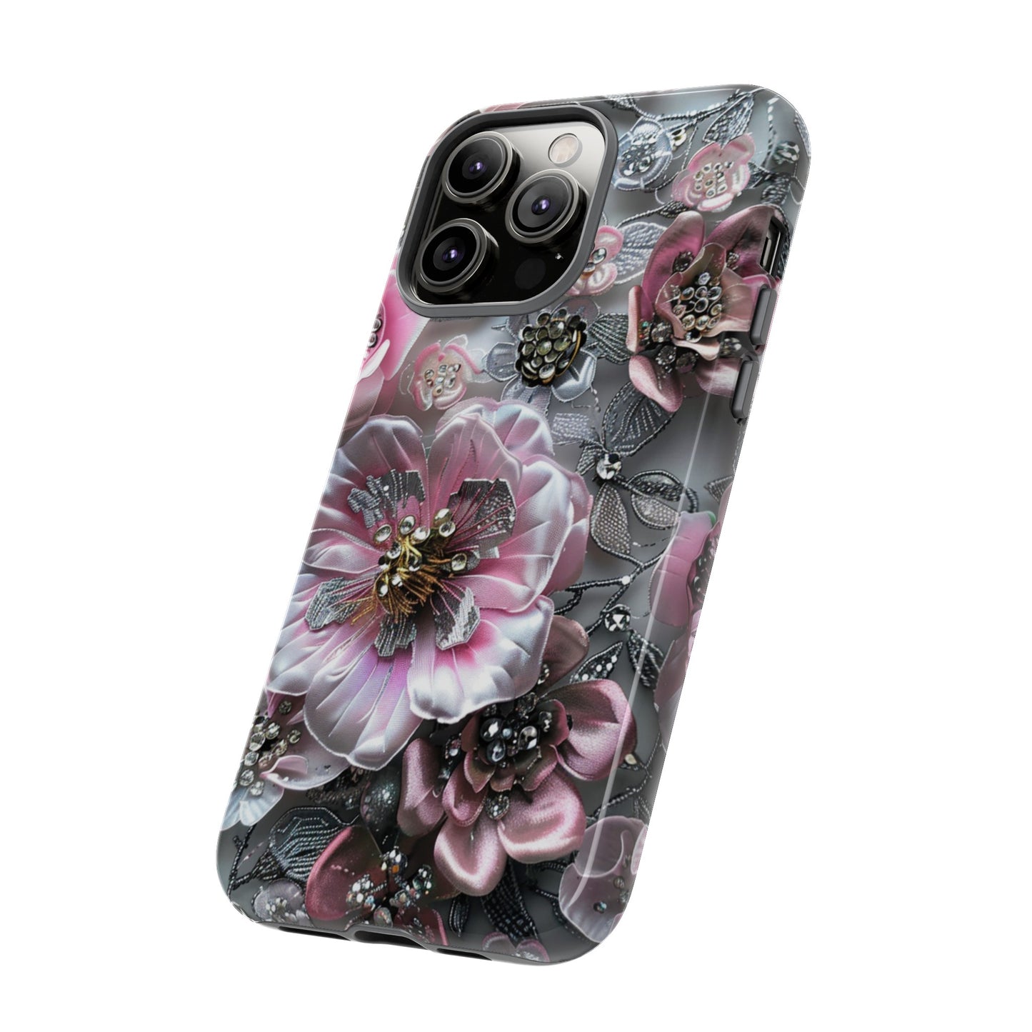 Coquette Aesthetic Floral Art iPhone 15 Case