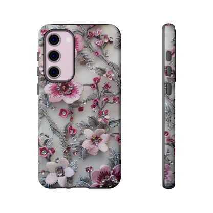 Coquette Aesthetic Floral Art iPhone 12 Case