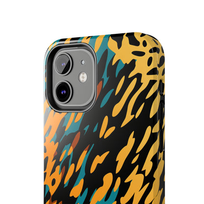 Luxury Leopard & Retro Magic Zebra: The Ultimate Wild Duo iPhone Case